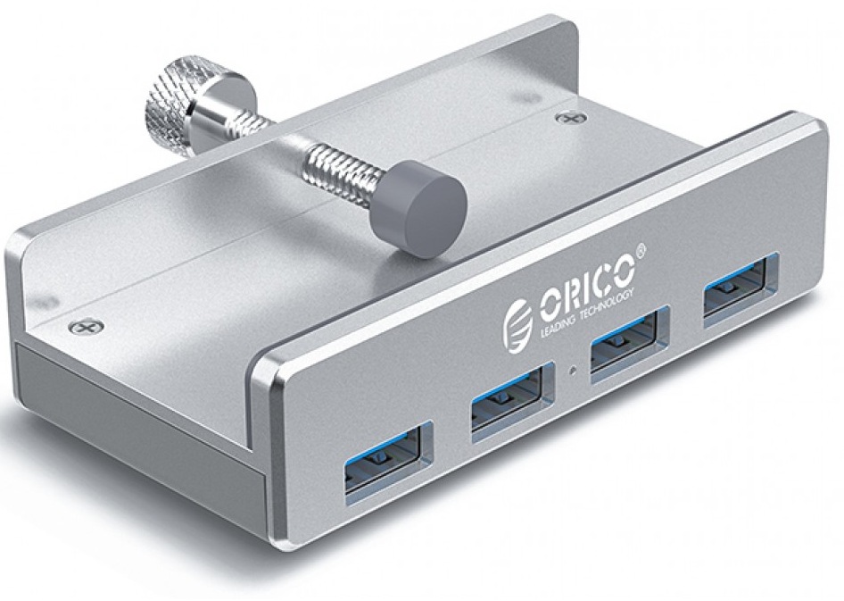 Orico 4-Port USB 3.0 Clip-Type Hub Aluminium