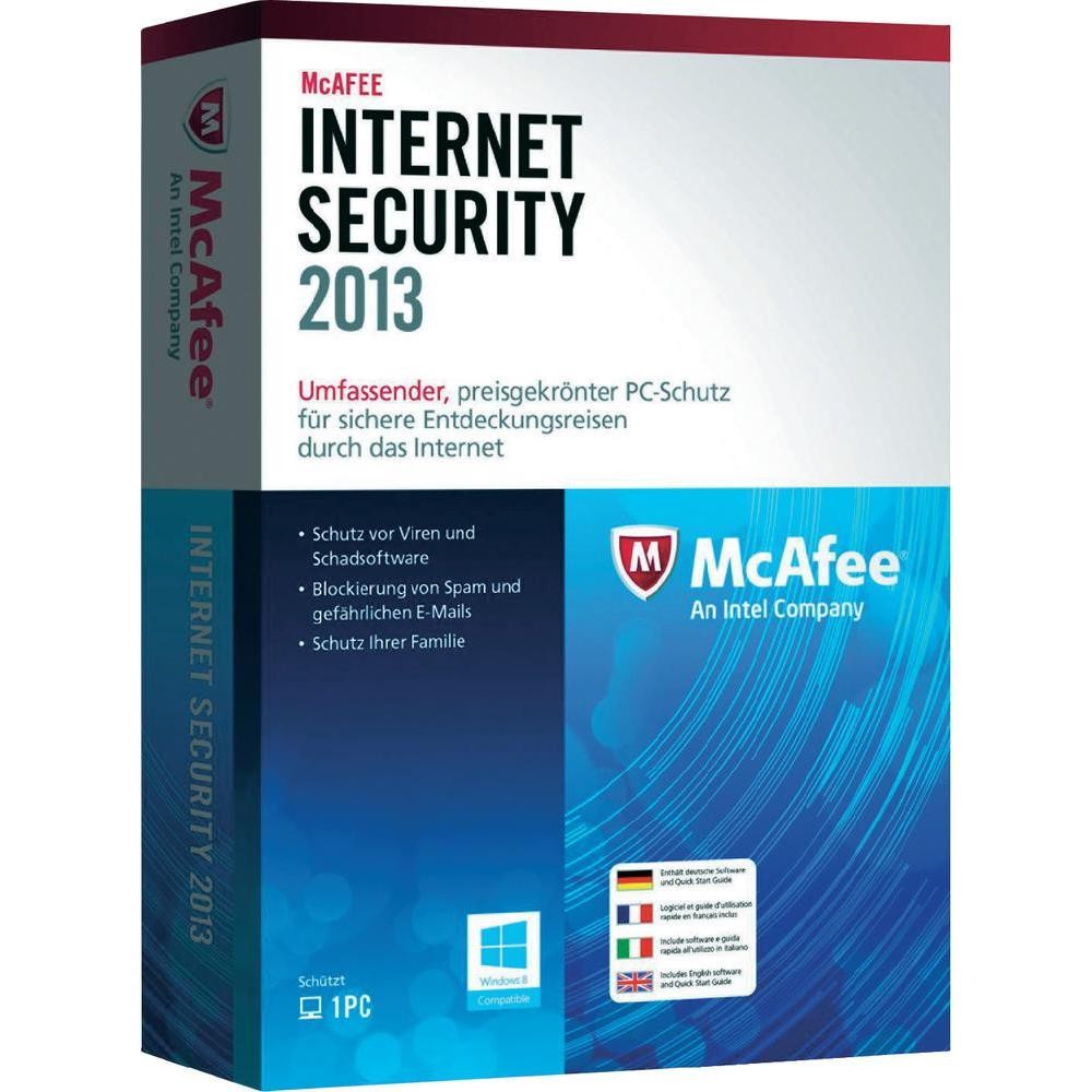 Mcafee Internet Security 2013 OEM Single User