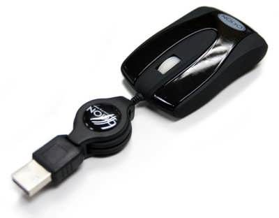 Okion XS-mini Mobile Retractable USB mouse 800dpi