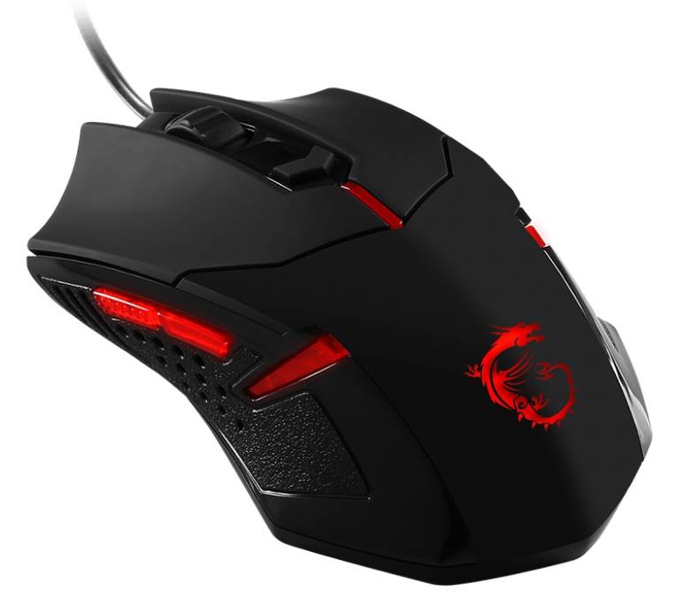 MSI Interceptor DSB1 Wired Gaming Mouse Red Light 1,600Dpi