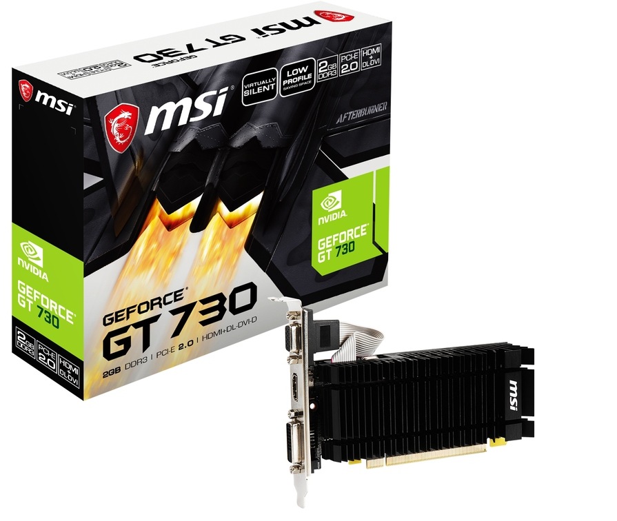 MSI GeForce GT 730 2GB 64-Bit 2GB DDR3