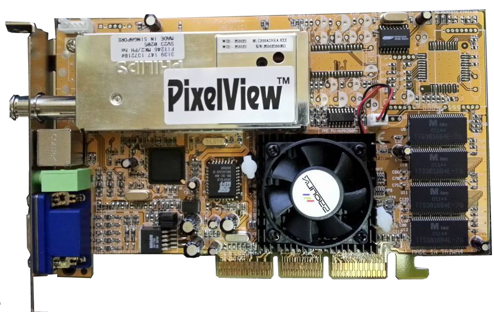 Prolink PixelView AGP GPU/Capture Card/TV 64mb nVidia GeForce2
