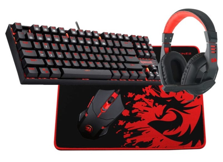 Redragon Combo Mouse/Mouse Pad/Headset/Mechanical Keyboard