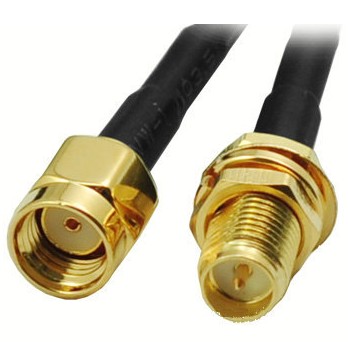 RG174 Antenna Router Cable Extension Male to Female 1 Meter