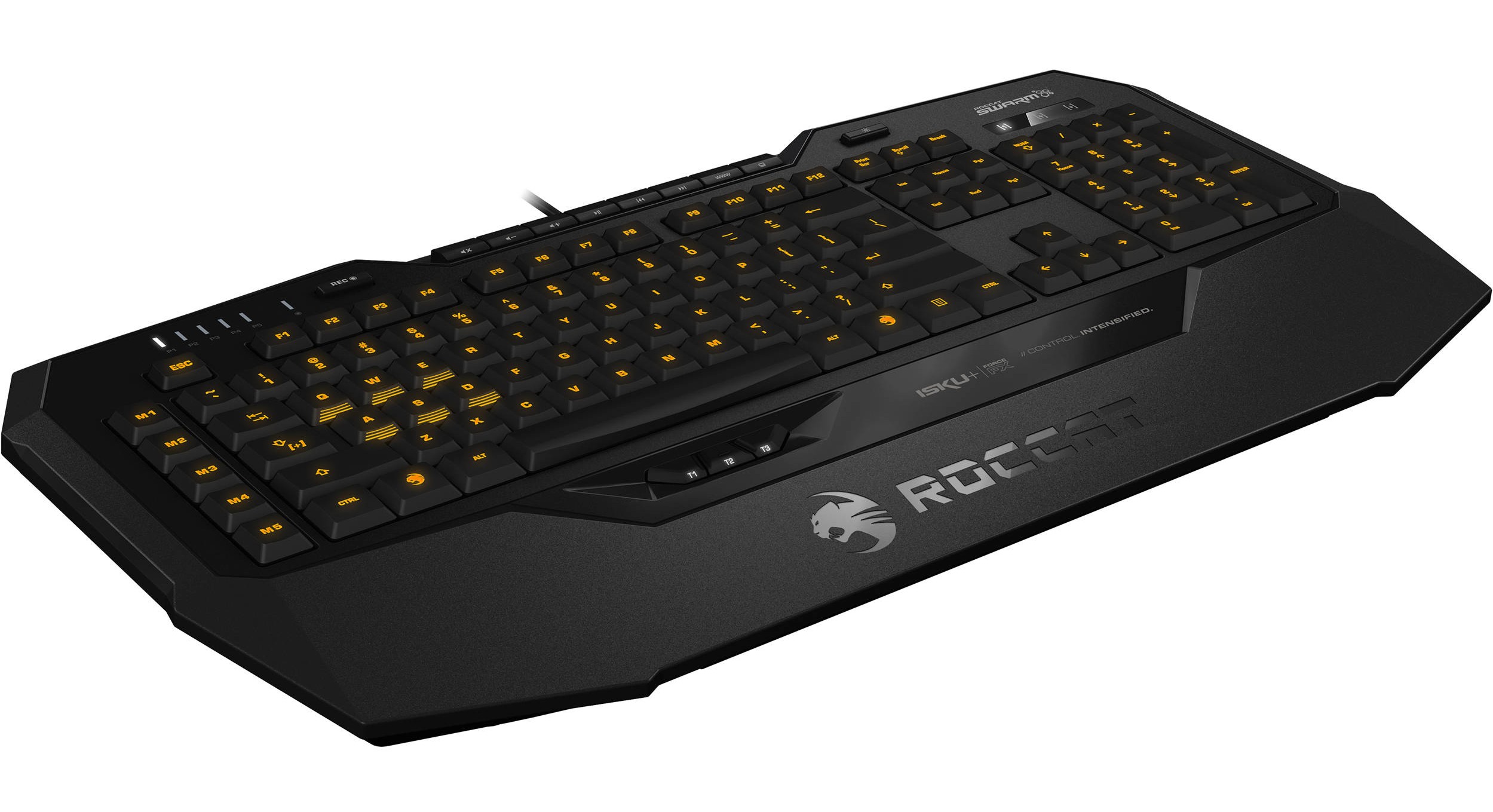 Roccat Isku+ Force FX RGB Gaming Wired Keyboard Pressure Keys