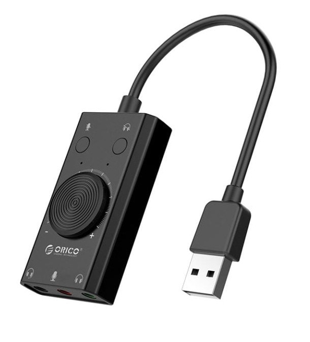 Orico USB External Sound Card with Volume Control