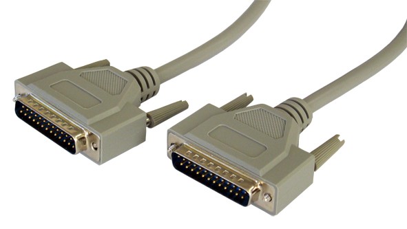 Parallel Cable 25-Pin Male Parallel to 25-Pin 1.5 Meter