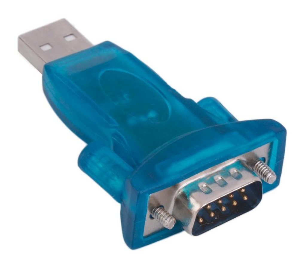 USB A Male to Serial 9-Pin Male Adapter