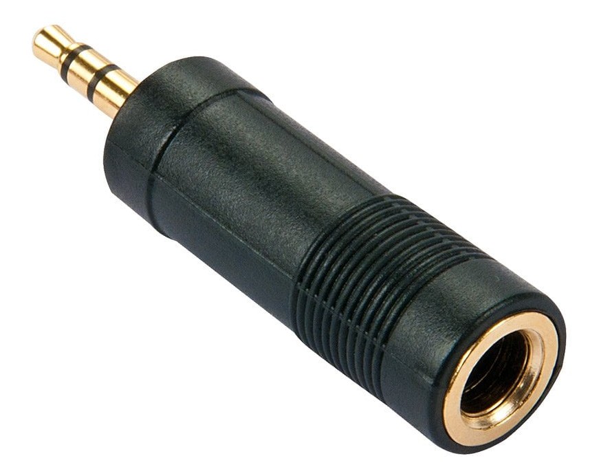 6.3mm Female to 3.5mm Male Converter for Audio