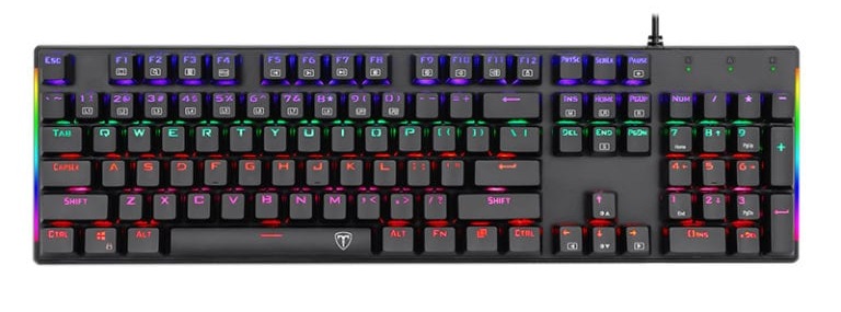 T-Dagger Naxos Rainbow Lighting Mechanical Gaming Keyboard