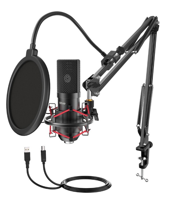 Fifine T732 USB Condensor Microphone with Desk Mount