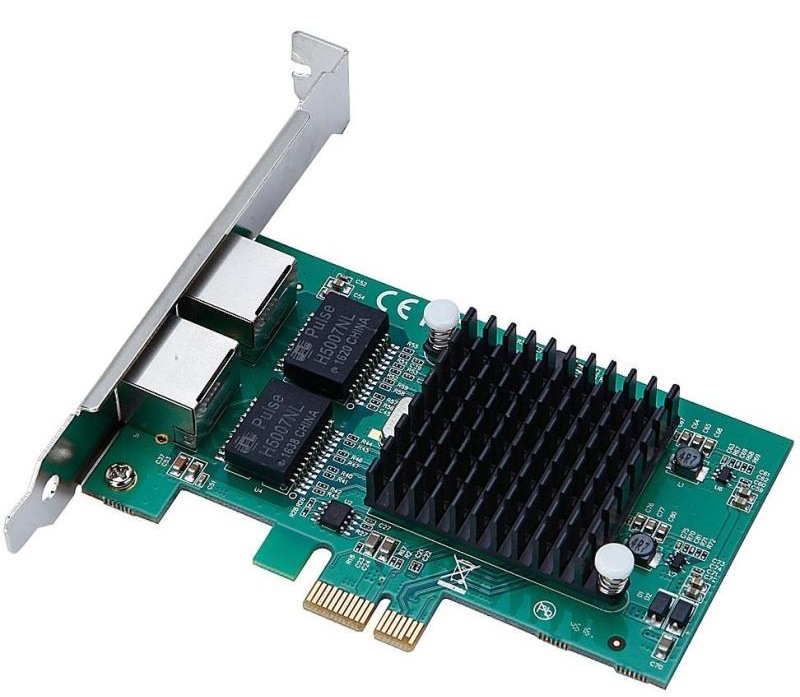 Diewu 1G Server LAN Card for Intel 82575 PCI-E 1x