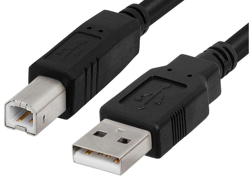 Printer Cable USB2.0 USB A to USB B 1.8 Meters