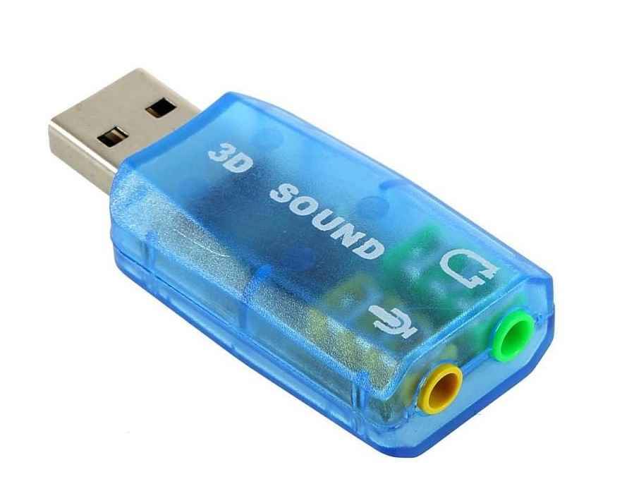 Sound Card USB 2.0 Supports 3D (AC-3) 5.1 Channel v2