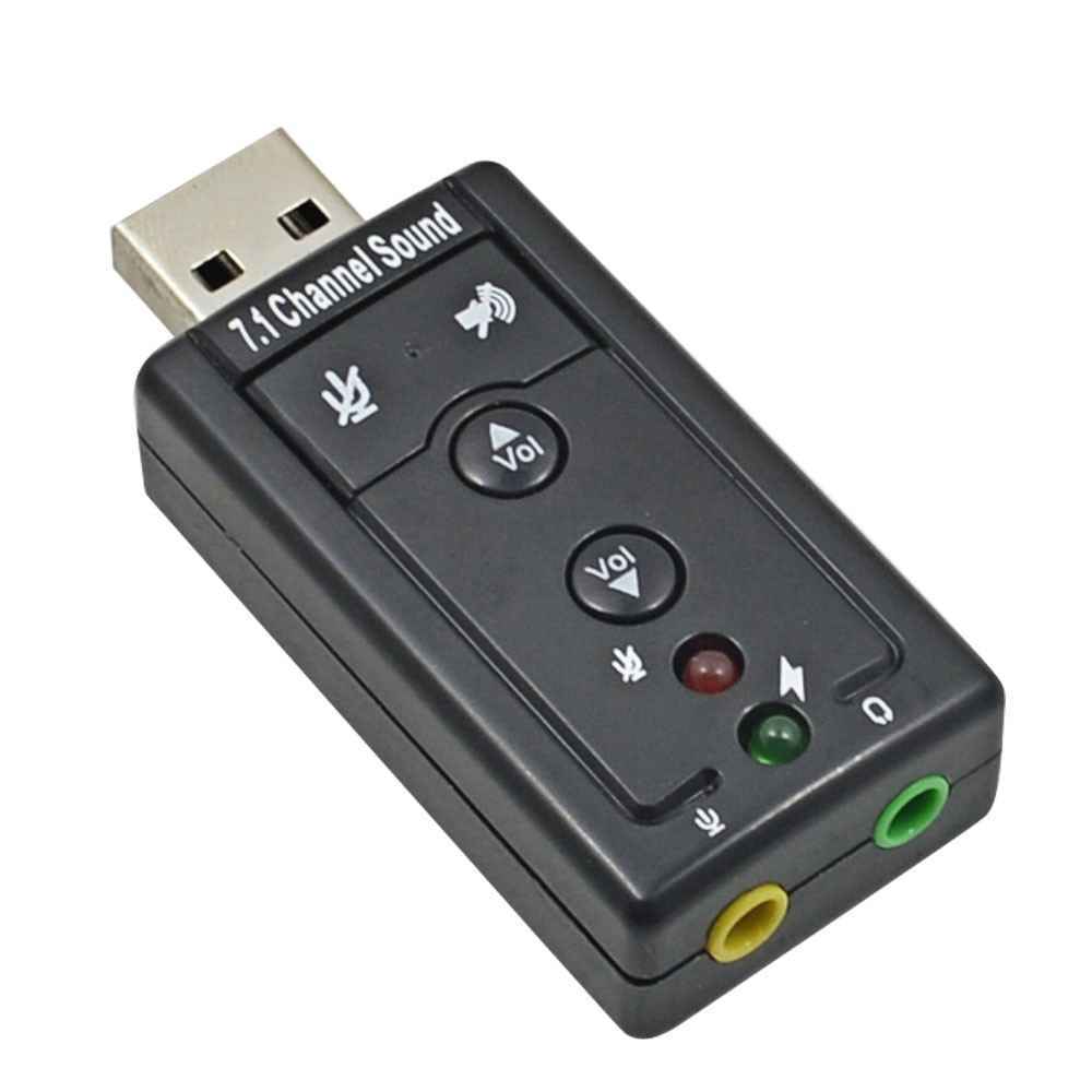 USB Sound Adapter 7.1 channel Virtual with Mic Input