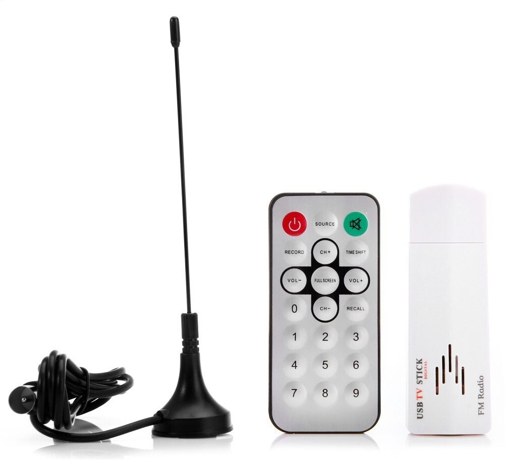 USB Analog TV Stick with FM Radio and Remote NTSC/PAL/SECAM