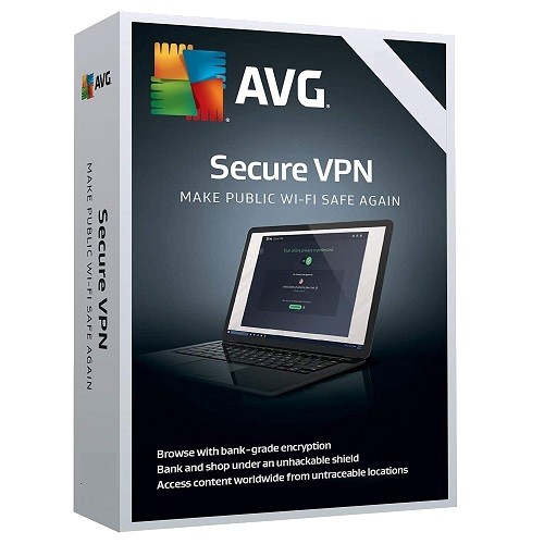AVG Secure VPN Multi-Device 5 Active Connections 1 Year License