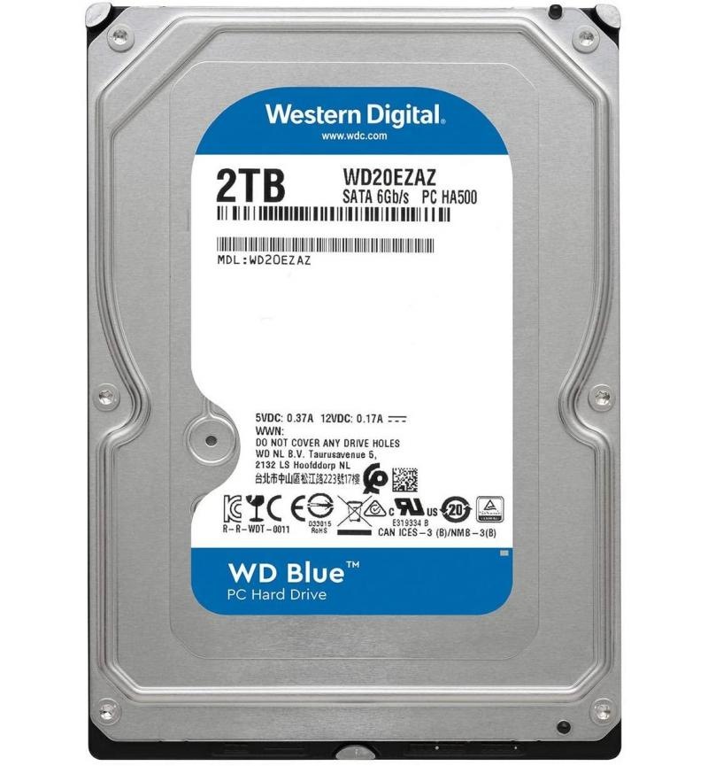 Western Digital Blue 2TB 3.5 inch 5400RPM Desktop Hard Drive