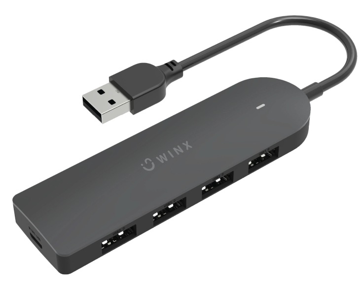 WinX Connect Simple 4 Port USB 3.0 Hub 5Gbps